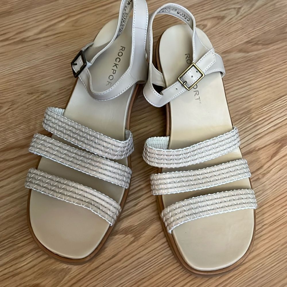Rockport Women's Cream Sandals